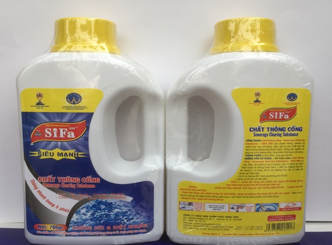 Dung dịch thông cống có thể mua ở siêu thị