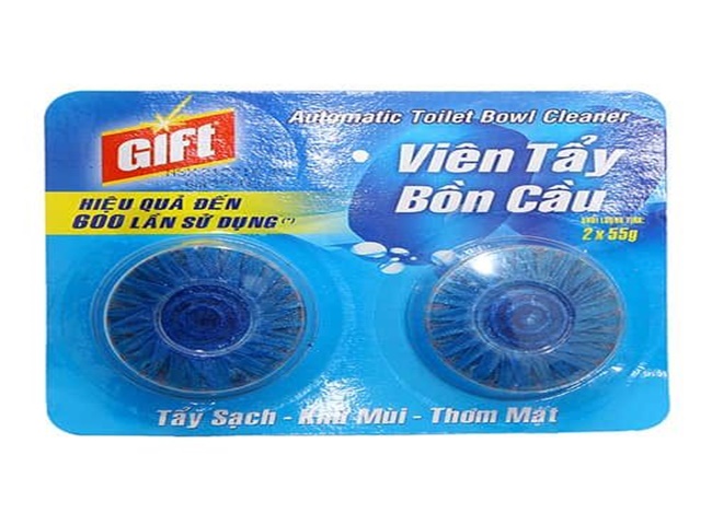Giữ bồn cầu sạch sẽ bằng viên tẩy rửa bồn cầu Gift