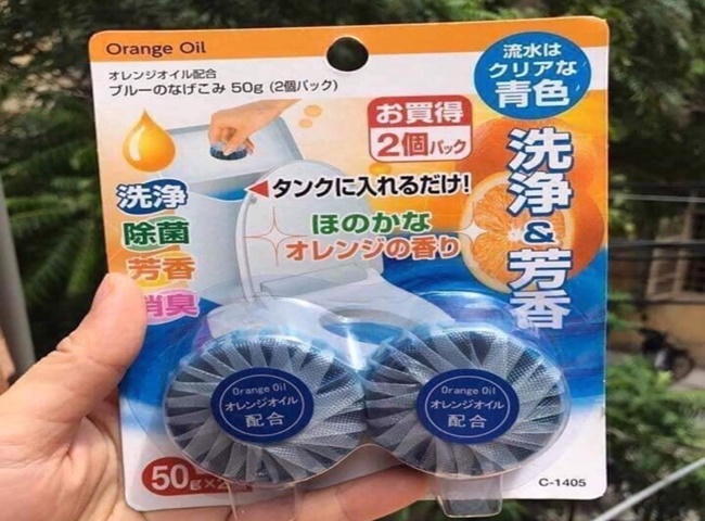 Viên thả bồn cầu Nhật Bản giá thành hợp lý