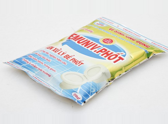 Thông cống nghẹt bằng Emuniv.Phot hiệu quả ngay tức thì