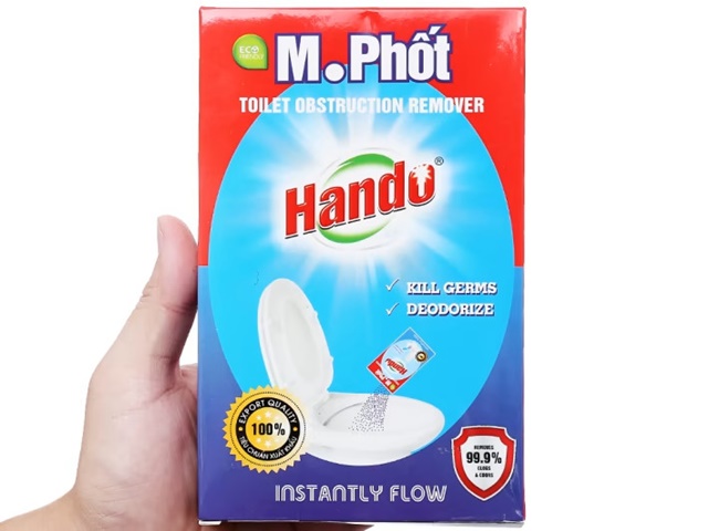 Bột thông cống hando có nguồn gốc và xuất xứ từ Hàn Quốc