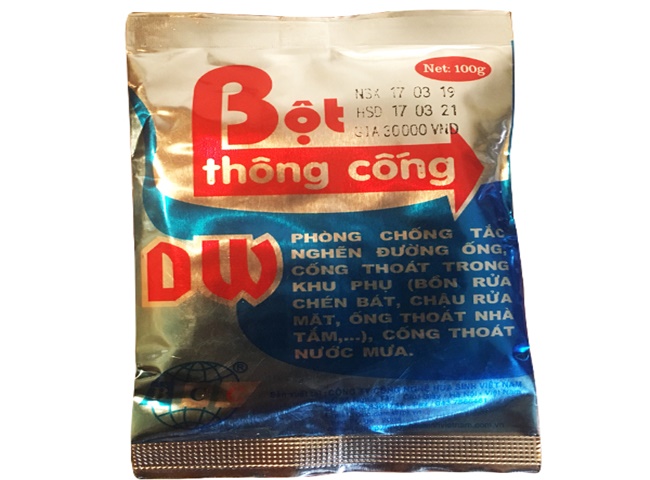 Bột thông cống DW có khả năng xử lý các loại xác động vật