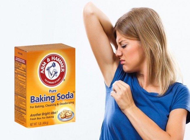 Thuốc trị mùi hôi cơ thể bằng baking soda